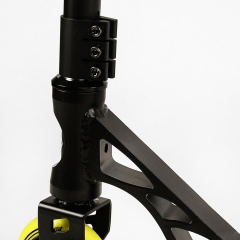 Самокат трюковый пеги алюминиевый диск и дека колёса Best Scooter Reactor HIC-система PU Black and yellow (112771) Энергодар