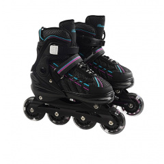 Детские ролики Banwei 65-L Inline Skates 39-42 24-26 см Черный (166613) Київ