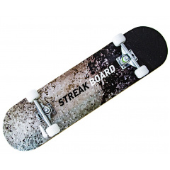 Скейтборд деревянный Sport Series StreakBoard 78 х 20 см Black and white (129436502) Львов