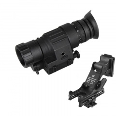 Комплект монокуляр ночного видения ПНВ Nectronix CL27-0008 и крепление на шлем Rhino mount (100856-860) Броды