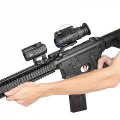 Комплект монокуляр ночного видения ПНВ Nectronix CL27-0008 и крепление на шлем Rhino mount (100856-860) Броды