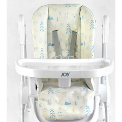 Стульчик для кормления Joy ПВХ 4 колеса White and Beige (145030) Тернопіль