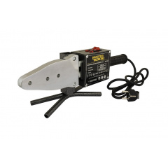 Паяльник для пластиковых труб MASTERTOOL 20-63 мм 2 режима 1100-2200 Вт 220 V 50 Hz 0-300°С IP44 LED (ППТ2200) Калуш