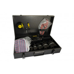 Паяльник для пластиковых труб MASTERTOOL 20-63 мм 2 режима 1100-2200 Вт 220 V 50 Hz 0-300°С IP44 LED (ППТ2200) Калуш