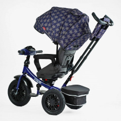 Детский велосипед трехколесный BestTrike USB Bluetooth 10/8" Dark blue (145111) Акимовка