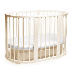 Кроватка деревянная без ящика Наталка Обрий 120 х 70 см Beige (149783) Покровск