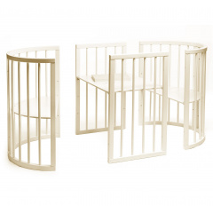 Кроватка деревянная без ящика Наталка Обрий 120 х 70 см Beige (149783) Покровск