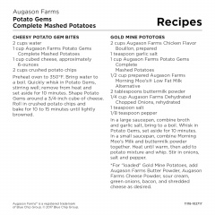 Картофельное пюре сублимированное Augason Farms 45 порций (101088) Пологи