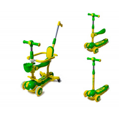 Самокат Smart Dinosaur 5 в 1 Green (1594149541) Ворожба
