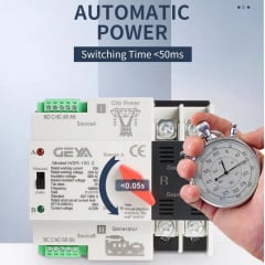 Автомат ввода резерва Geya W2R-2P-63 DIN (101063) Долина