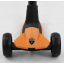 Самокат Lamborghini трехколесный складной алюминиевый руль, колеса PU со светом Orange/Black (102314) Днепр