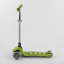 Самокат трехколесный Best Scooter складной алюминиевый руль, 4 колеса PU со светом Light green (102320) Черкассы