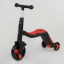 Самокат детский 3в1 Best Scooter с PU колёсами (свет+музыка) - Red (80454) Харків