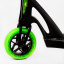 Самокат трюковый Best Scooter FEAR SCS система пеги алюминиевый диск и дека колёса PU 100 кг Black and green (112902) Дніпро