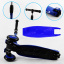 Самокат-велобег трехколесный Best Scooter, колеса PU со светом 3 в 1 70 кг Dark blue (105408) Чернігів