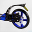 Двухколесный складной самокат алюминий дисковый тормоз амортизаторы Best Scooter Factor 70 кг Dark blue (118487) Киев