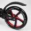 Самокат двухколесный Best Scooter с PU колесами и 2 амортизаторами Black/Red (100072) Ковель