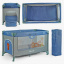 Кровать-манеж прямоугольный Toti 126 х 75 х 65 см Blue (152648) Миколаїв