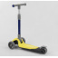 Самокат трехколесный Best Scooter складной алюминиевый руль, 3 колеса PU со светом Black/Yellow (102033) Дніпро