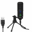 USB микрофон для ПК, ноутбука, студий для записи звука Savetek M3, профессиональный, конденсаторный (100795) Винница