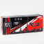 Двухколесный складной самокат фонарик 2 амортизатора Best Scooter 100 кг Black and red (114434) Полтава
