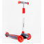Самокат трехколесный свет деки и колес съёмный руль Best Scooter MAXI 60 кг Red and grey (114443) Владимир-Волынский