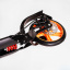 Двухколесный складной самокат алюминий дисковый тормоз амортизаторы Best Scooter Factor 100 кг Black (118489) Чернигов