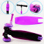 Самокат-велобег трехколесный Best Scooter колеса PU со светом 3 в 1 70 кг Violet (105656) Ворожба