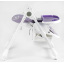 Стульчик для кормления Joy ПВХ 4 колеса White and Purple (145029) Гуляйполе