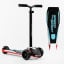Самокат Best Scooter MAXI съемный алюминиевый руль колеса PU со светом 70 кг Black and red (105876) Львов