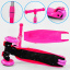 Самокат-велобег трехколесный Best Scooter колеса PU со светом 3 в 1 70 кг Pink (104497) Покровск