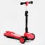 Самокат трехколесный складной руль свет звук дым Best Scooter MAXI 60 кг Red (111438) Жмеринка