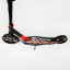 Двухколесный складной самокат Best Scooter 100 кг Black and red (113219) Якимівка