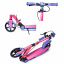 Двухколесный складной самокат ручной тормоз Scale Sports SS-91 51 х 12 см 80 кг Pink and violet (612028921) Братське