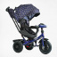 Детский велосипед трехколесный BestTrike USB Bluetooth 10/8" Dark blue (145111) Акимовка