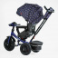 Детский велосипед трехколесный BestTrike USB Bluetooth 10/8" Dark blue (145111) Акимовка