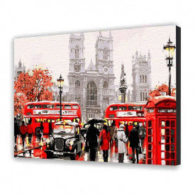 Картина по номерам ArtStory Лондон 40х50 см Разноцветный (760488356)