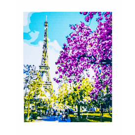 Картина по номерам ArtStory Париж 50х65 см Разноцветный (1076727830)