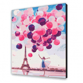 Картина по номерам ArtStory Город Париж 40х50 см Разноцветный (11001-AC)