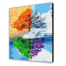 Картина по номерам ArtStory Времена года 40х50 см Разноцветный (11011-ACNF)