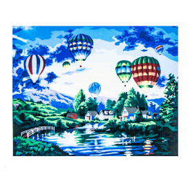 Картина по номерам ArtStory Воздушные шары 50х65 см Разноцветный (784982686)