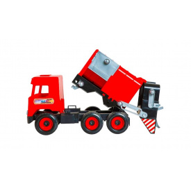 Игрушечный мусоровоз Tigres Middle truck 44х19х27 см Красный (119464)
