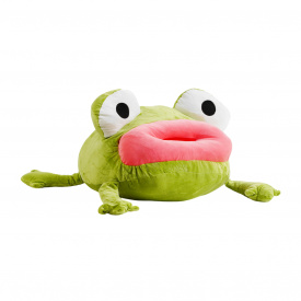 Детская мягкая игрушка Yufeng Губастая лягушка 32 см Зеленый (132313)