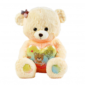 Мягкая игрушка Yufeng Мишка 50 см Белый (146751)