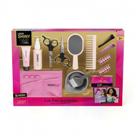 Игровой набор парикмахера Yufeng 13 элементов Розово-черный (163271)