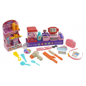 Детский магазин Yufeng MakeUp Shop кассовый аппарат 19х8х10 см Разноцветный (150940)