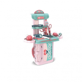 Детский набор врача Yufeng 12 игровых элементов Розово-голубой (140034)