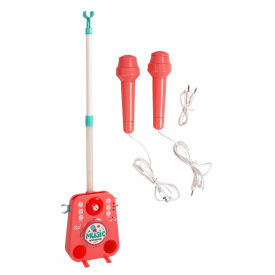 Детский игрушечный караоке Yufeng My Musik World 2 микрофона Красный (155513)