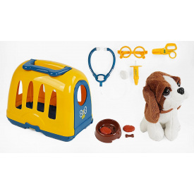 Игрушечная собачка Yufeng 9 элементов Желтый (142912)