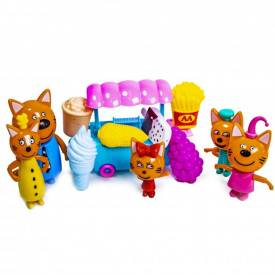 Игровой набор с фигурками Yufeng Три кота 6-10 см Multicolor (N73-2)